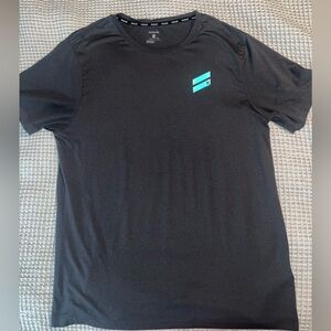 Hurley Gray and Blue Men's Short Sleeve Tee